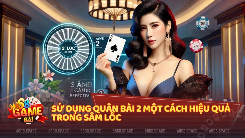 Sử dụng quân bài 2 một cách hiệu quả trong Sâm Lốc 68 game bài