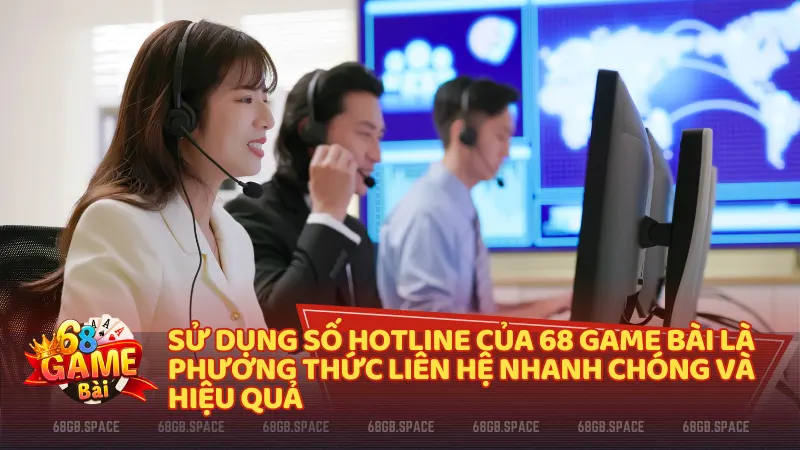 Sử dụng số hotline của 68 Game Bài là phương thức liên hệ nhanh chóng và hiệu quả