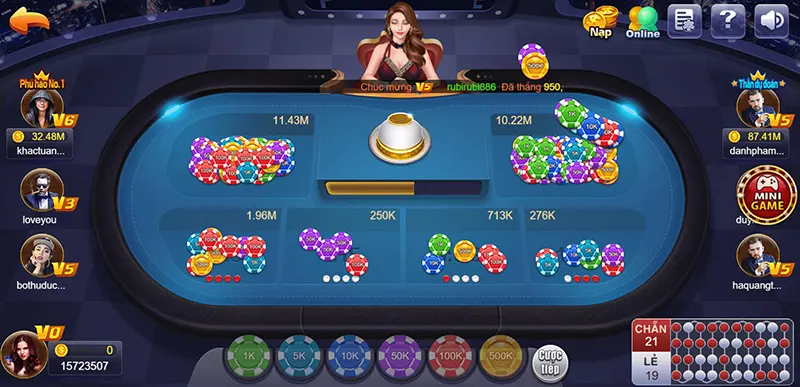 Xóc đĩa online 68gb