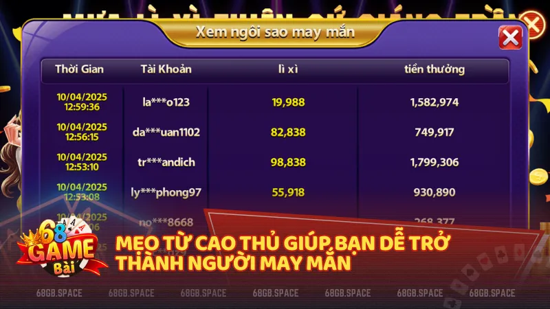Tối ưu thời điểm nạp cược và giữ số dư cao là chiến lược hiệu quả để gia tăng khả năng nhận thưởng lớn