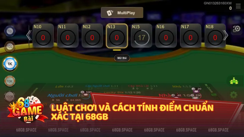 Quy tắc tính điểm minh bạch và luật rút lá bài thứ 3 tự động được niêm yết rõ ràng tại cổng 68 game bài