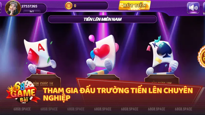 Tham gia ngay cộng đồng 68gamebai để trải nghiệm những ván Tiến Lên chuyên nghiệp và nhận nhiều ưu đãi hấp dẫn